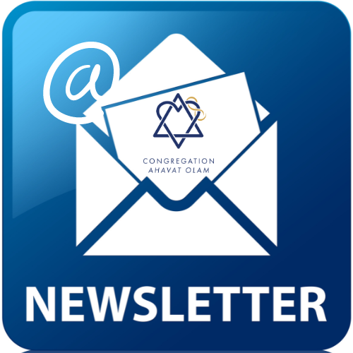 Signup for Congregation Ahavat Olam's weekly newsletter